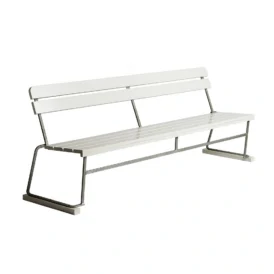 Soffa 5 vit ek / varmförzinkat stativ