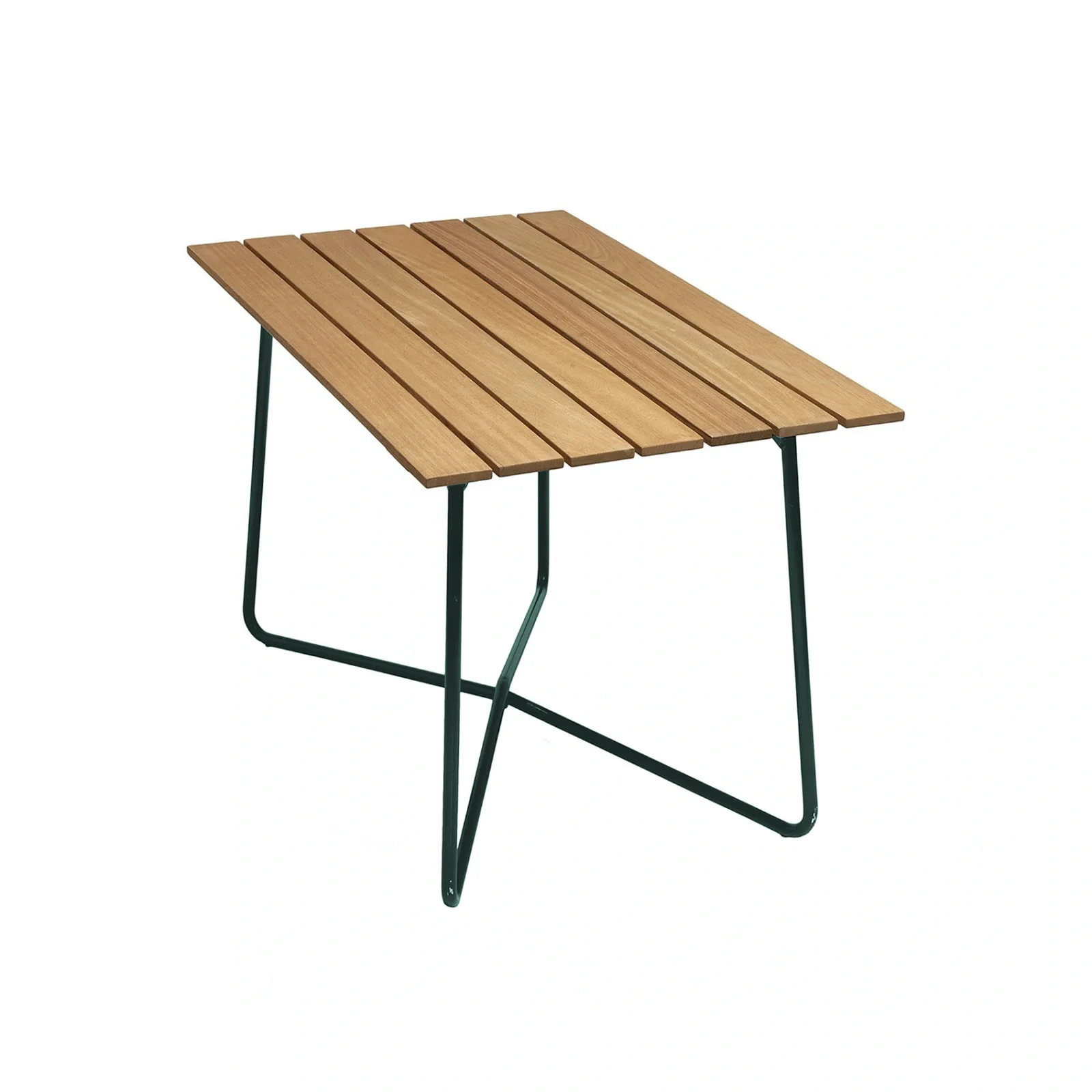 B25A bord oljad ek / mörkgrön 120×70 cm