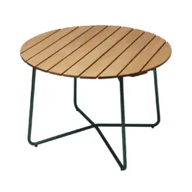 9A bord oljad ek/mörkgrön Ø100 cm