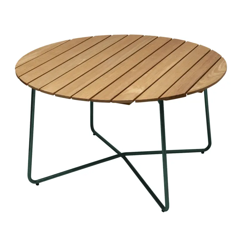 9A bord oljad ek/mörkgrön Ø120 cm