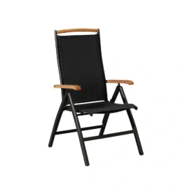 Nydala positionsstol svart/svart/teak