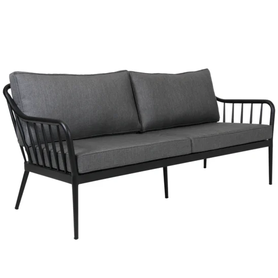 Coleville soffa svart/grå