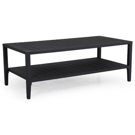 Brafab Chelles soffbord matt svart 143x65 cm
