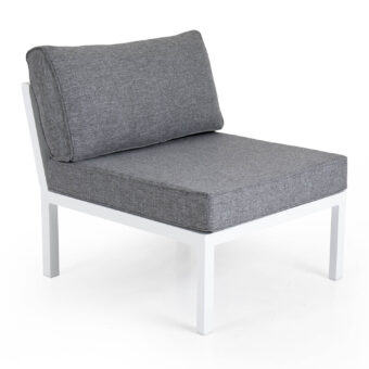 Weldon mittdel i vitt med grå dyna.