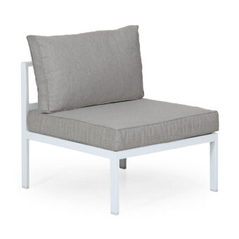 Brafab Leone mittdel matt vit