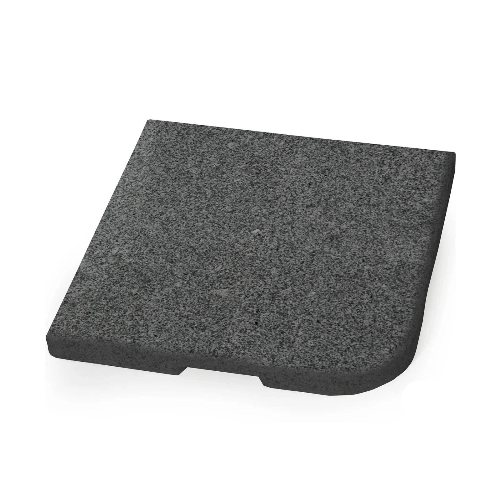 Abetone parasollfotsvikt 25 kg mörkgrå polerad granit