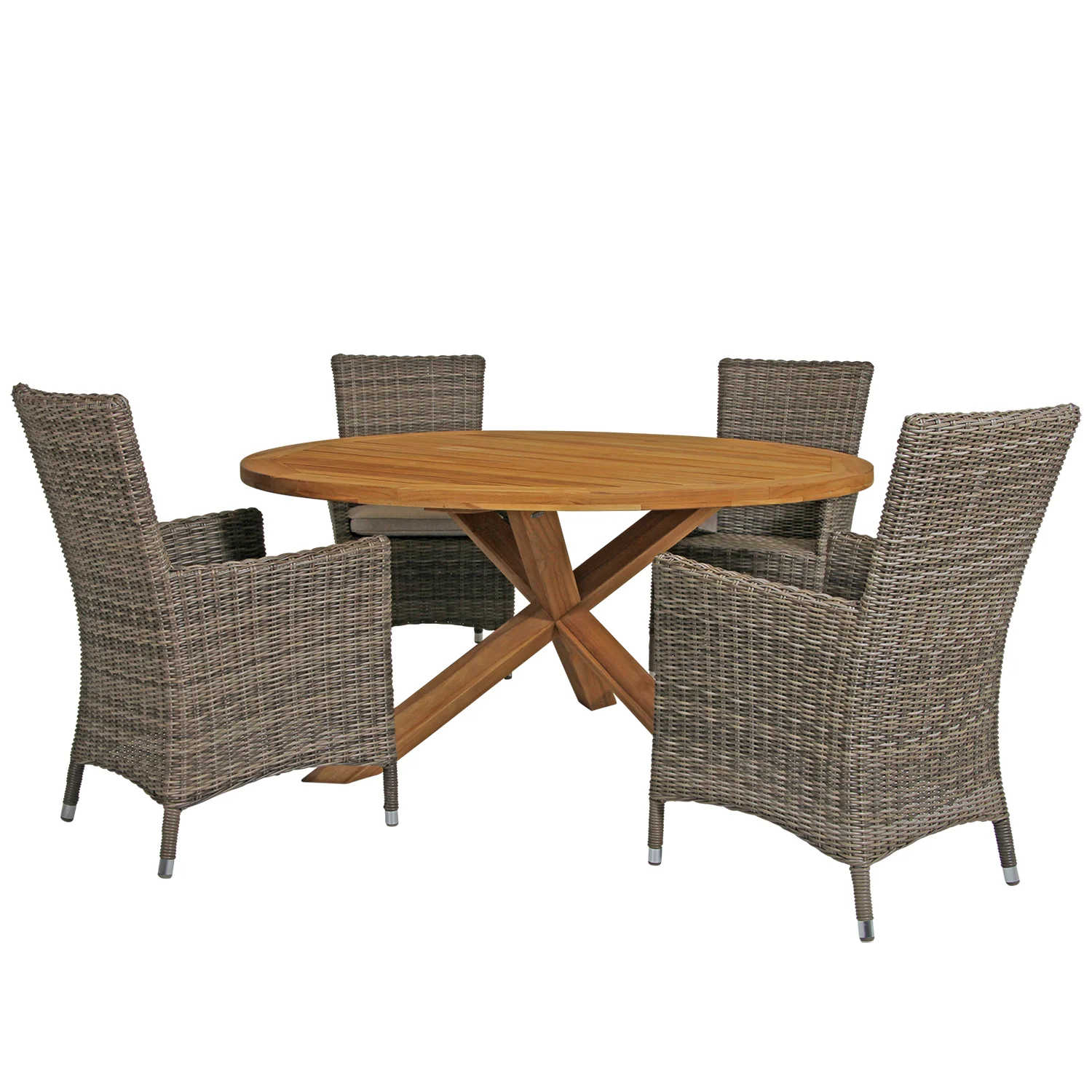 Ninja/Eios matgrupp med karmstolar