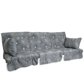 Hammockdynor låg rygg bomull - mandalagrey