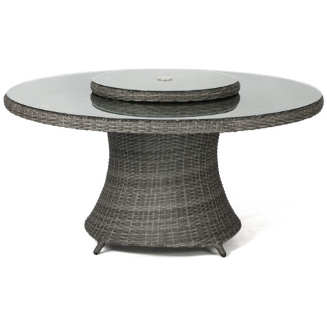 Hasting matbord i antracitgrå konstrotting från Atleve.