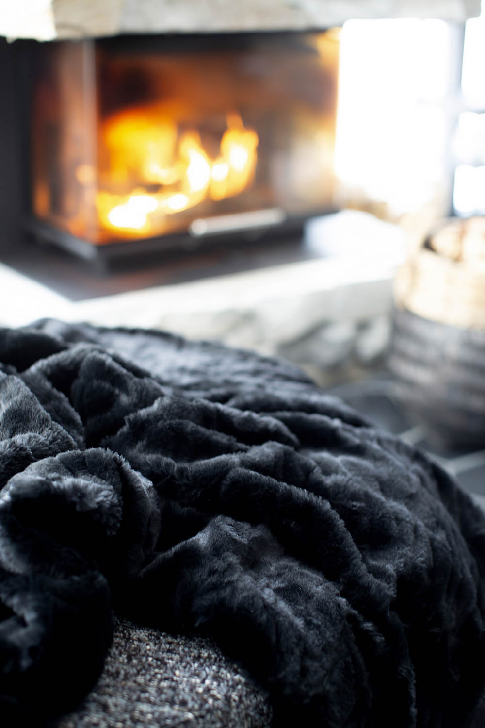 Miljöbild Celine pläd från artwood