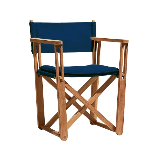 Kryss loungestol Agora marinblå