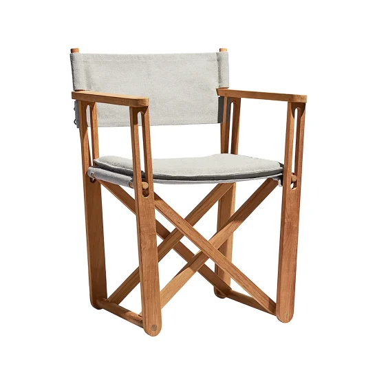 Kryss loungestol Sunbrella Ljusgrå ashe