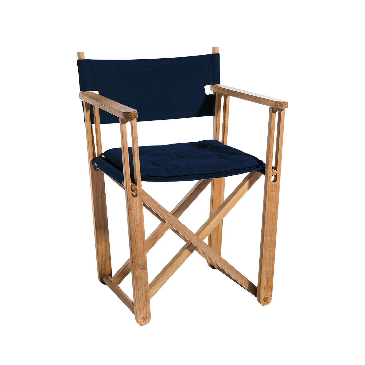 Kryss matstol Agora marinblå