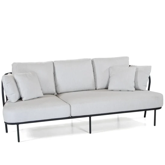 Saltö soffa mörkgrå inkl. dynor