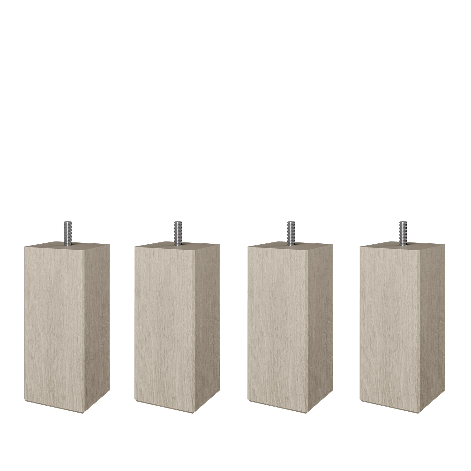 Product Image for Square sängben vitoljad ek