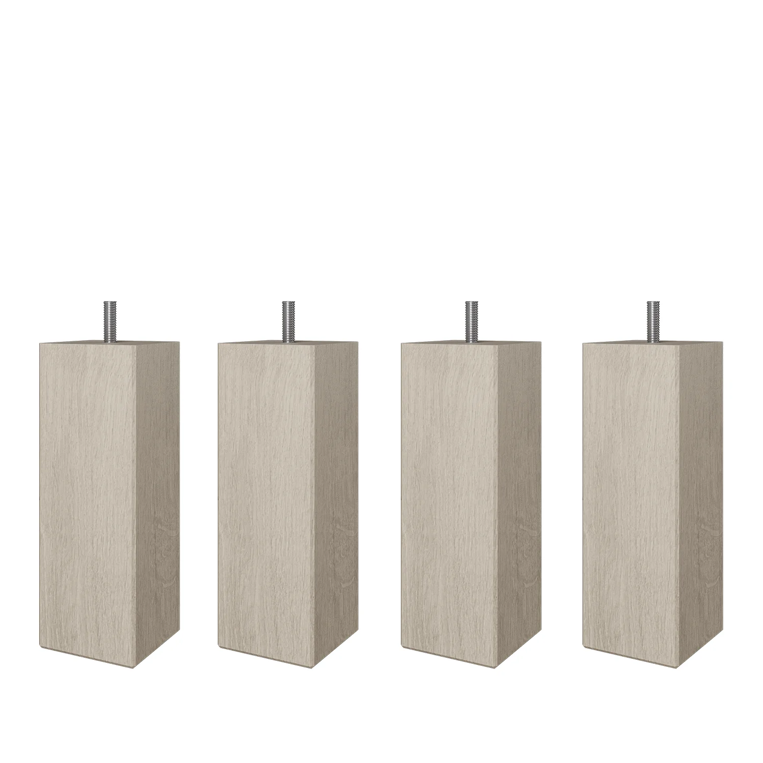Product Image for Square sängben vitoljad ek