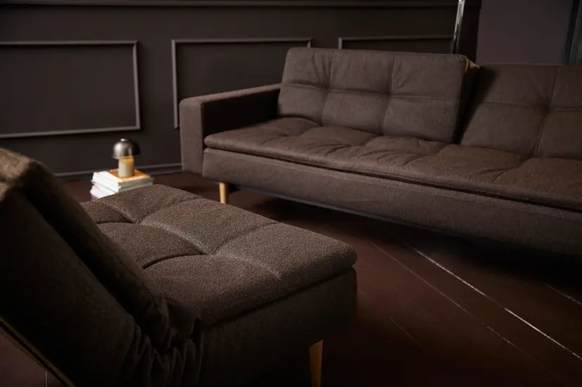Dublexo Styletto bäddsoffa med armstöd