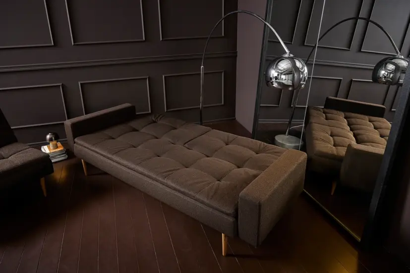 Dublexo Styletto bäddsoffa med armstöd