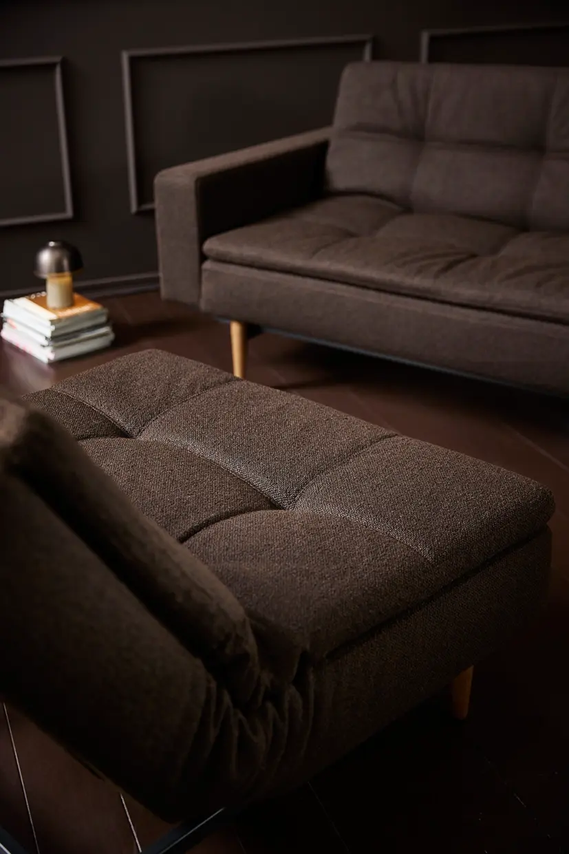 Dublexo Styletto bäddsoffa med armstöd