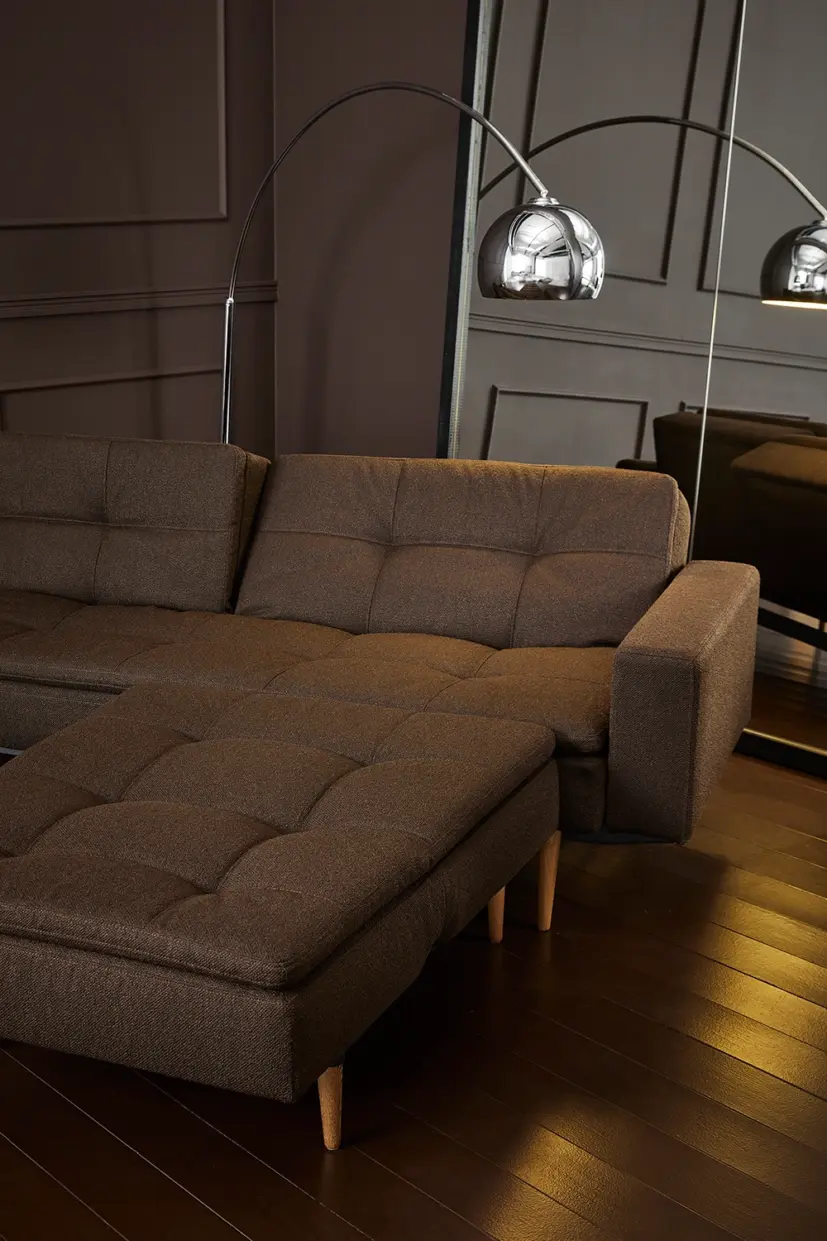 Dublexo Styletto bäddsoffa med armstöd