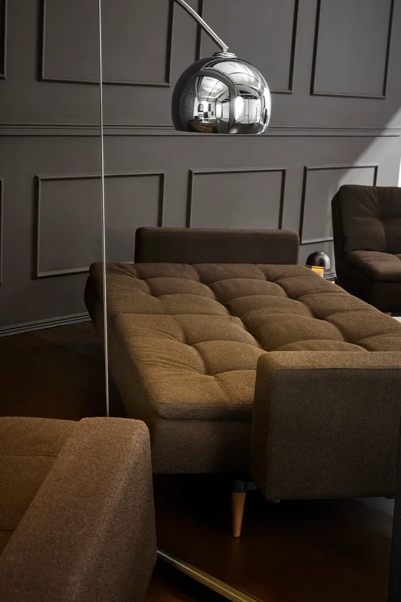 Dublexo Styletto bäddsoffa med armstöd