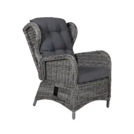 Rosita ställbar fåtölj grå/grå