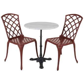 Arras och Loire grupp med röda stolar.