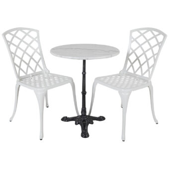 Arras och Loire grupp med vita stolar.