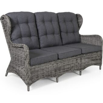 Rosita 3-sitssoffa i grått med grå dyna.