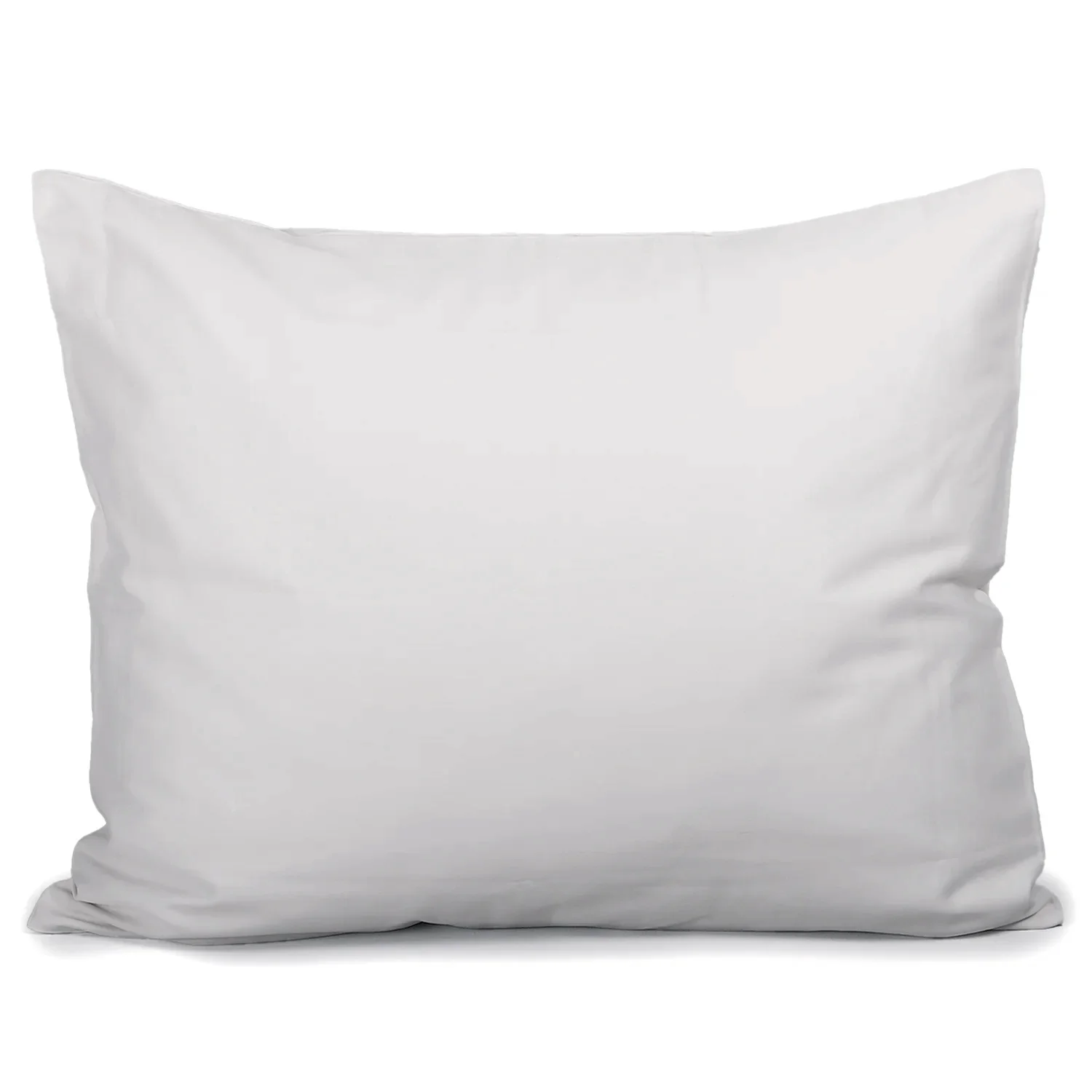 Örngott Ekologisk bomullsatin ljusgrå 50x60 cm