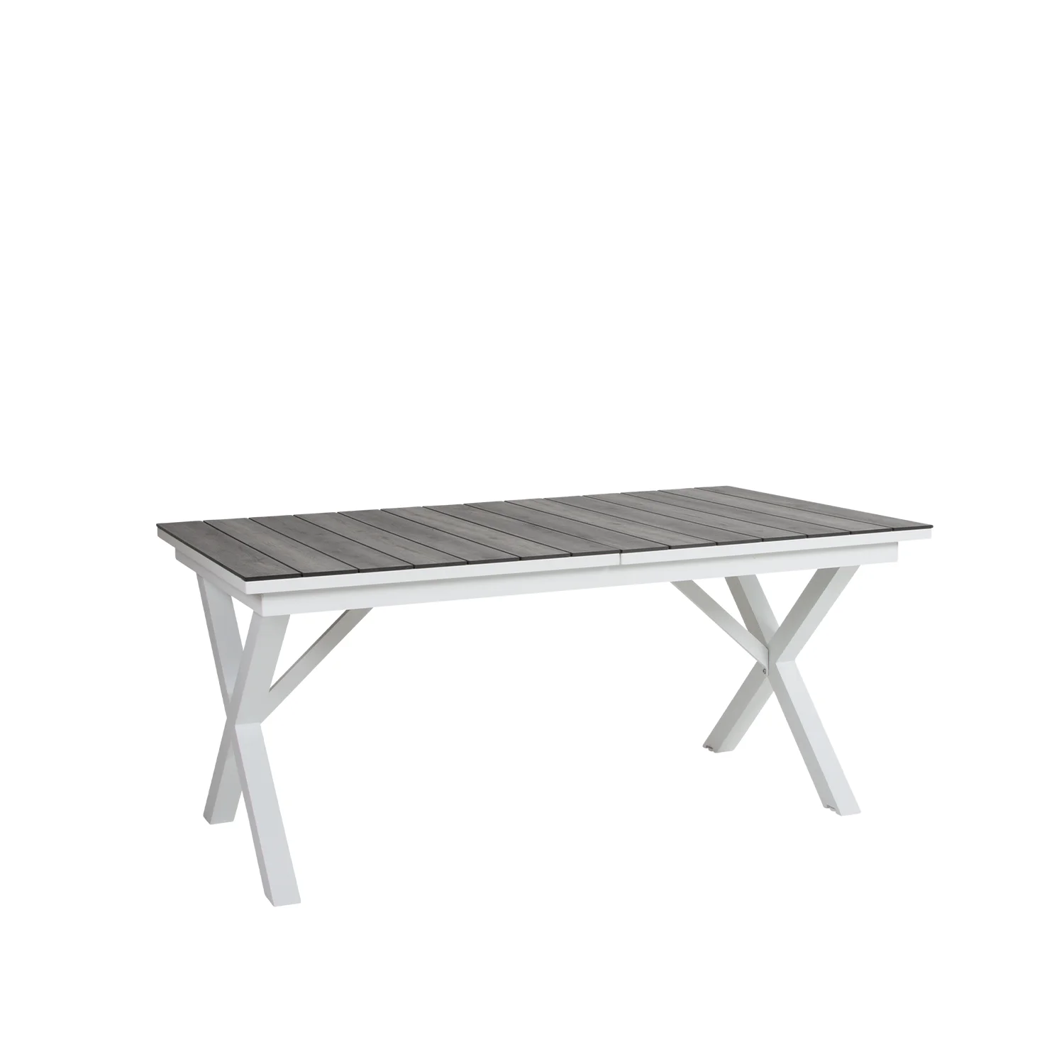 Hillmond förlängningsbord vit/grå 165-225x100 cm