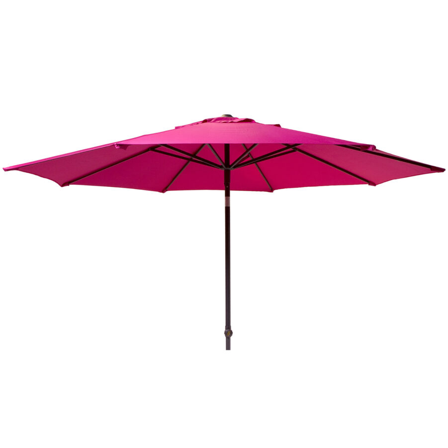 Solar Line parasoll i rosa, utan parasollfot.