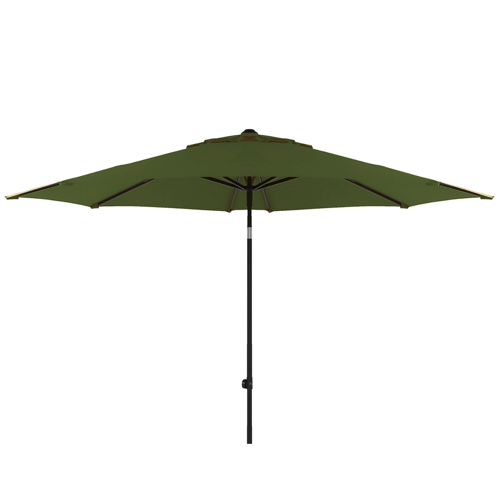 Solar Line parasoll svart/mossgrön Ø300 cm