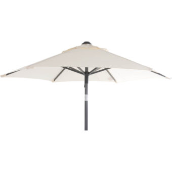 Solar Line parasoll grå/natur Ø200 cm