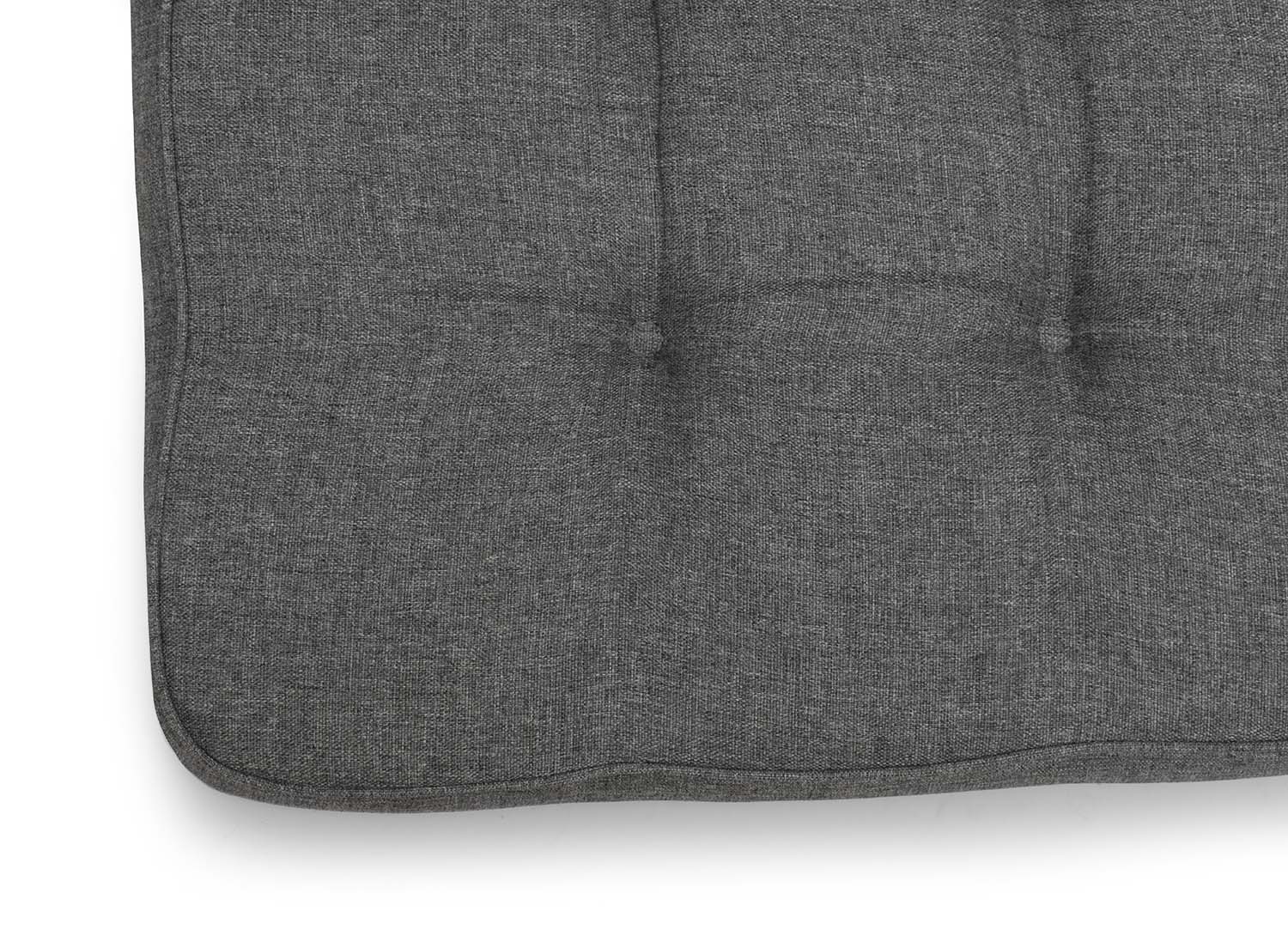 Sittdyna grå melange polyester 53x49 cm