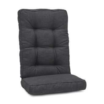 Texas hög dyna svart melange polyester