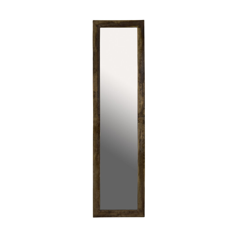 Enya spegel i färgen vintage mässing i storleken 60x220 cm.