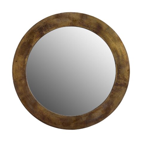 Spegel Enya i mässingsfärg från Artwood.