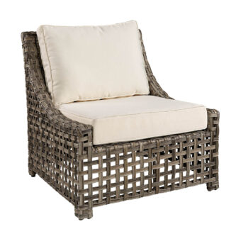 Key Largo loungefåtölj classic grey inkl. dyna