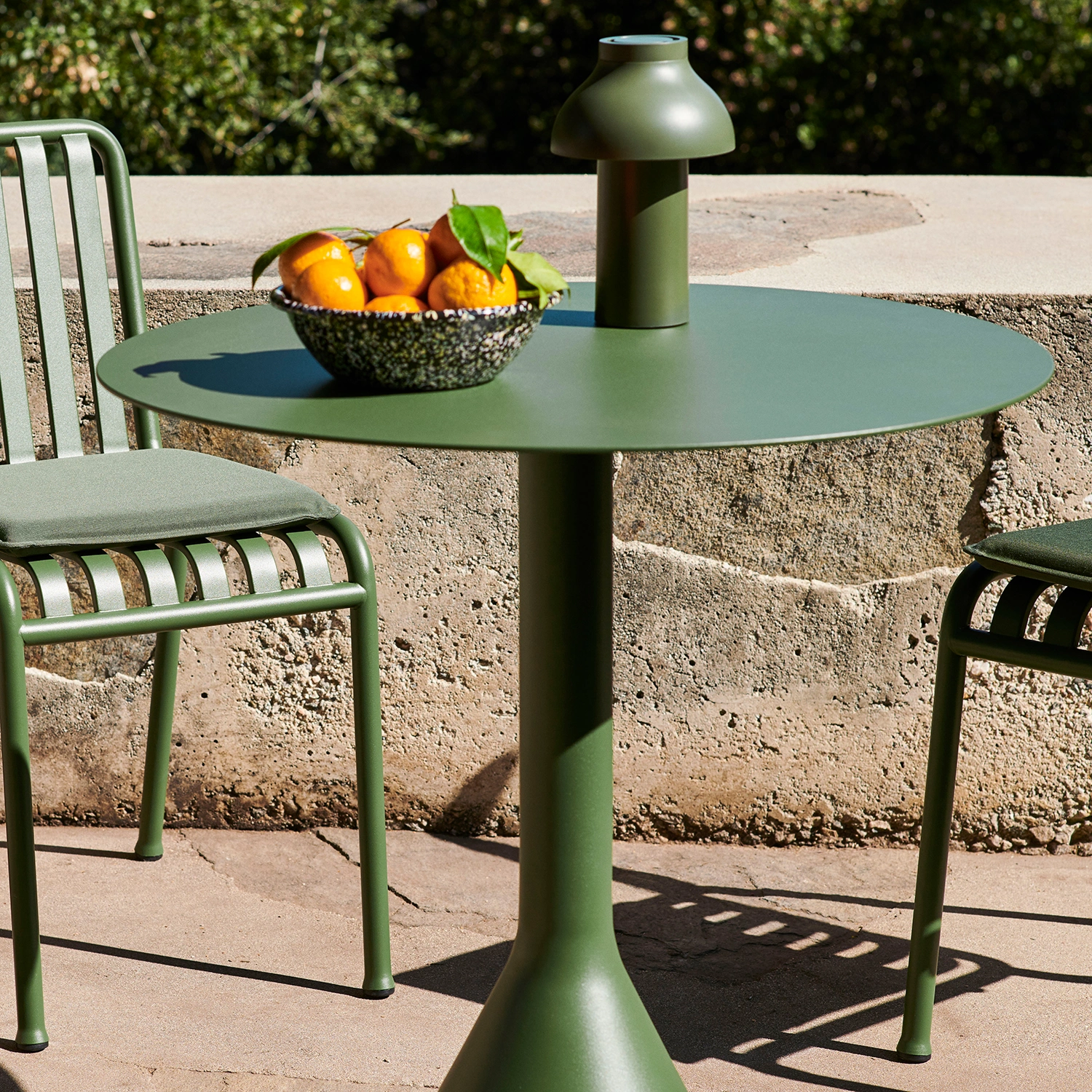 Palissade Cone bord olivgrön Ø70 cm