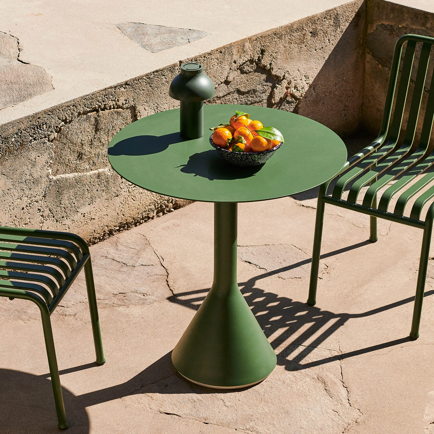 Palissade Cone bord olivgrön Ø70 cm