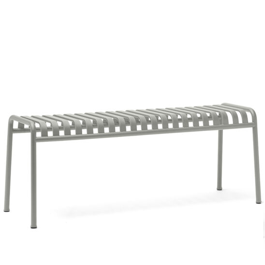 Palissade bänk ljusgrå
