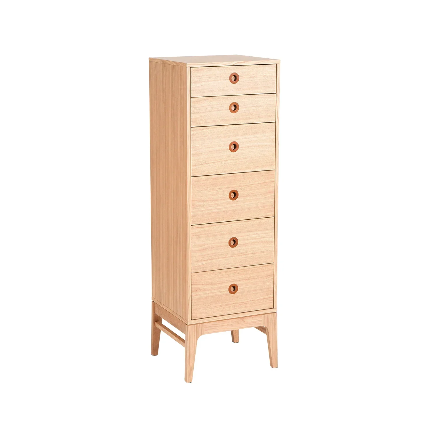 Product Image for Höllviken byrå med 6 lådor vitpigmenterad ek