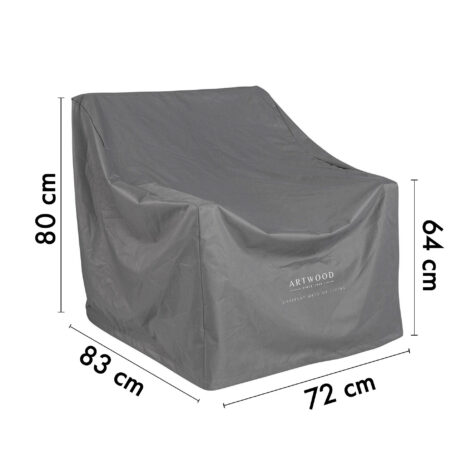 12-00004-PC Artwood möbelskydd för fåtöljer 72x83 cm höjd 64/80 cm