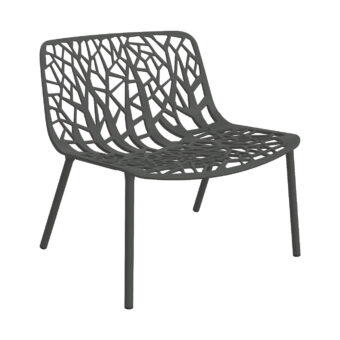 Forest loungestol i Metallic grey från Fast.