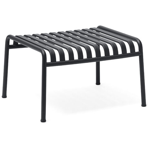 Palissade fotpall i färgen antracitgrå.