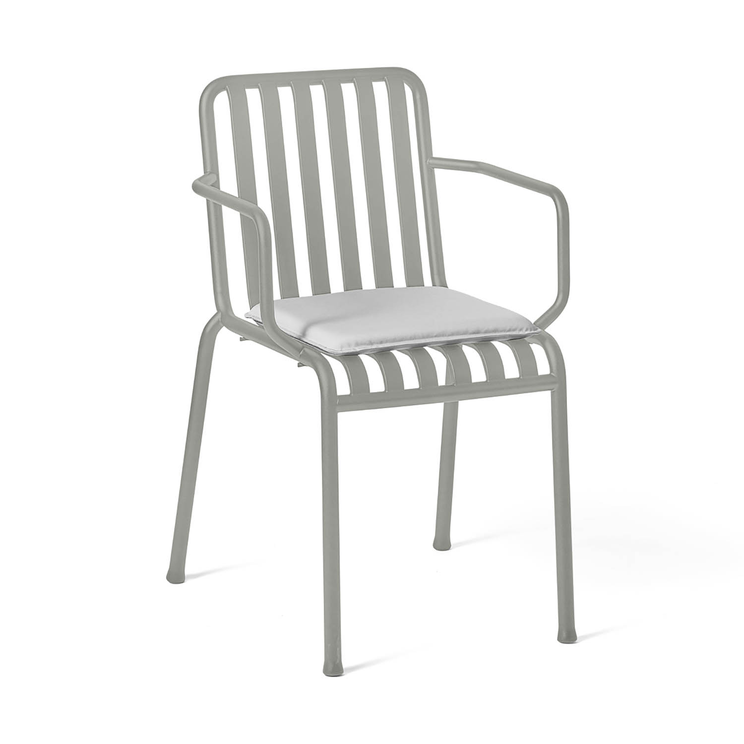 Palissade sittdyna 37x37 cm till stol ljusgrå