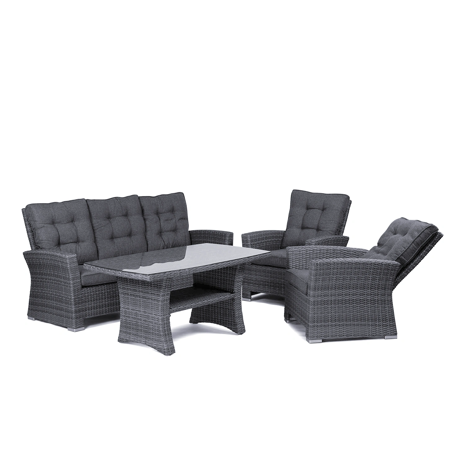 Hacienda soffgrupp ställbar antracitgrå