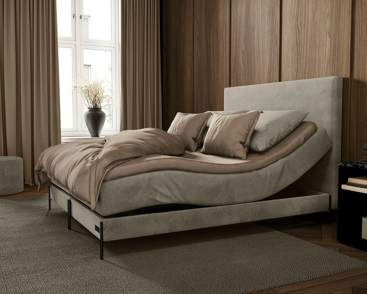 CDB Marstrand ställbar dubbelsäng