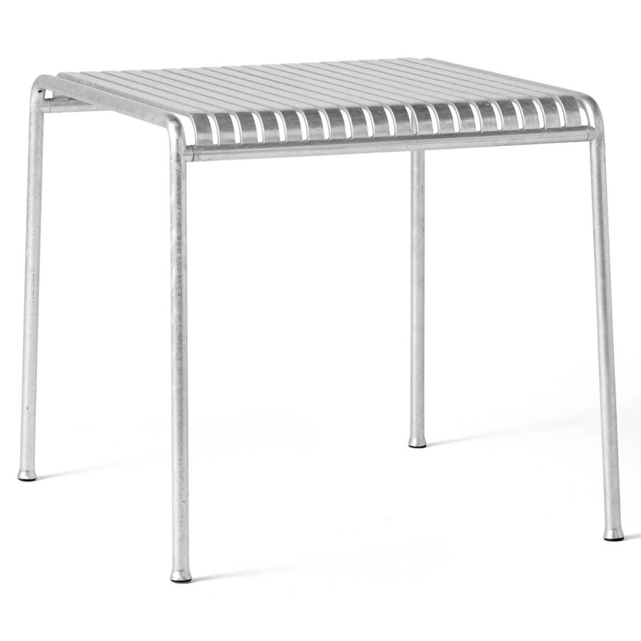 Produktbild på Palissade matbord 82x90 cm från Hay i galvaniserad stål.